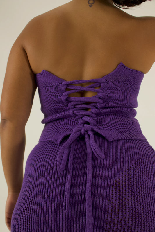 Knit corset