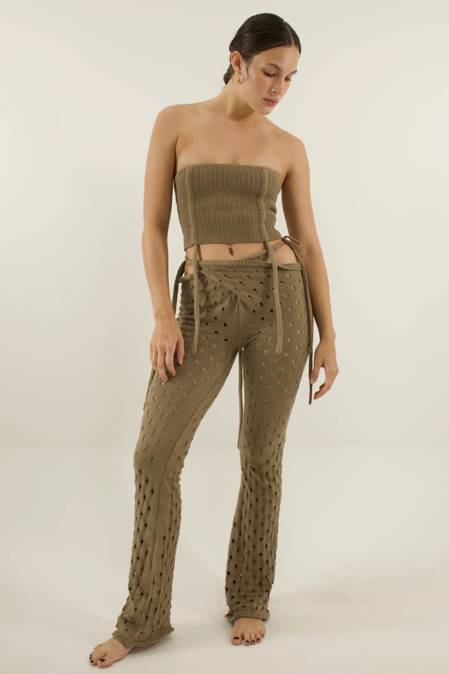 Knit corset
